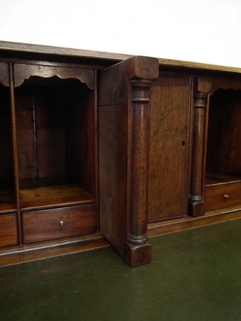 Antique George III Oak Bureau