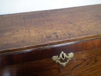 Antique George III Oak Bureau