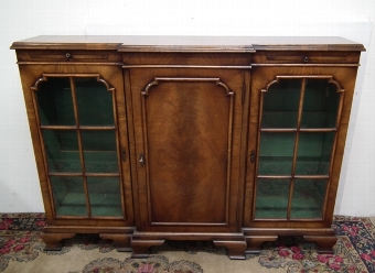 :SALE: George II Revival Dwarf Breakfront Bookcase/Side Cabinet