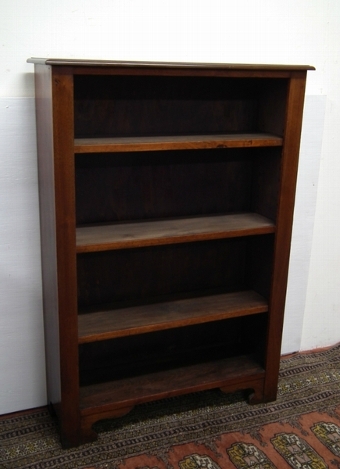 Victorian Mahogany Open Bookcase