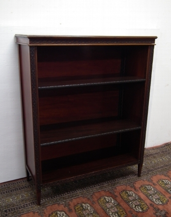Late Victorian Open Bookcase