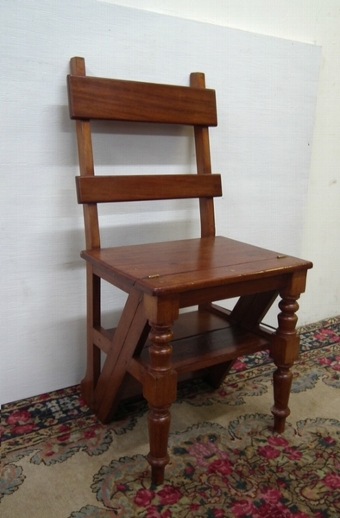 Mahogany Metamorphic Library Steps
