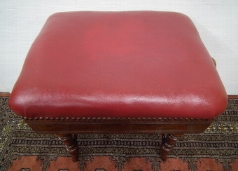 Antique Victorian Rosewood Adjustable Piano Stool
