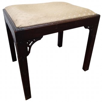 George III Style Mahogany Stool