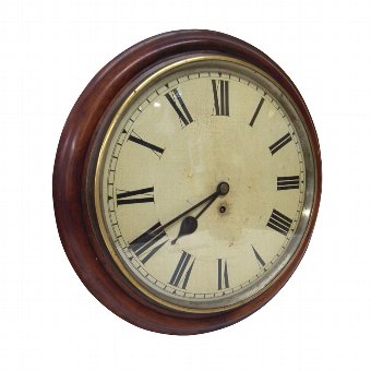 Victorian Mahogany Wall Clock