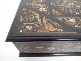 Antique Italian Inlaid Jewellery Box