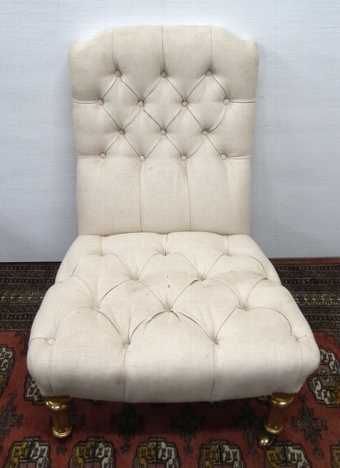Antique Mid Victorian Easy Chair