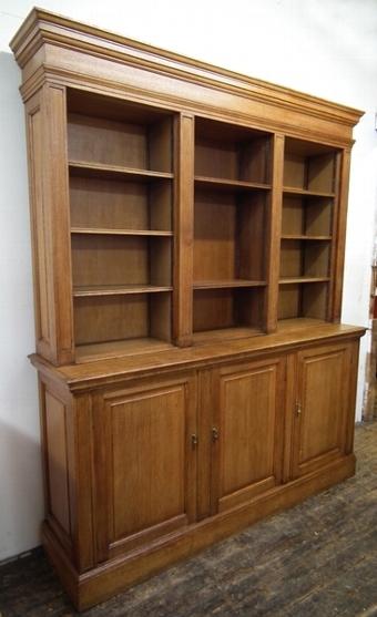 Antique Pair of Scottish Oak Bookcases