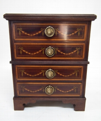 Antique Miniature Chest of Drawers/Jewellery Box