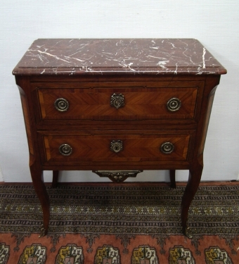 French Marble Top Commode