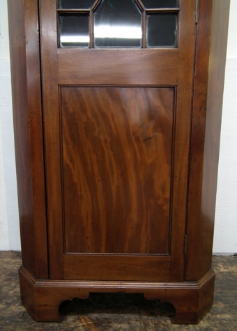 Antique George III and Later Mahogany Corner Cabinet