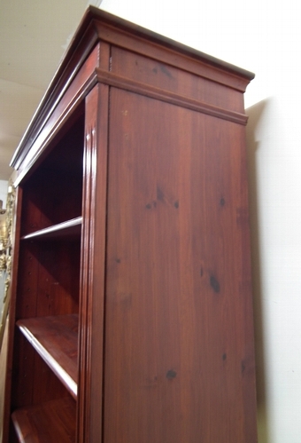 Antique Pine Open Bookcase