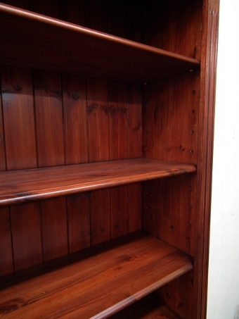 Antique Pine Open Bookcase