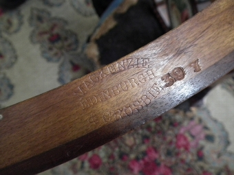Antique Victorian Walnut Parlour Chair