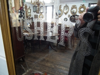 Antique Pub Mirror for Usher's India Pale Ales