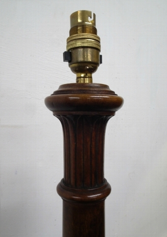 Antique Adams Style Mahogany Floor Standing Lamp
