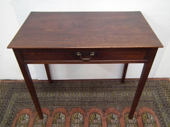 Antique George III Mahogany Side Table