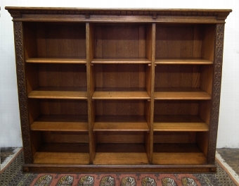Oak Open Bookcase