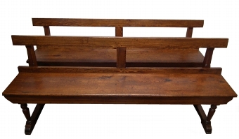 Pair of Pitch Pine Benches