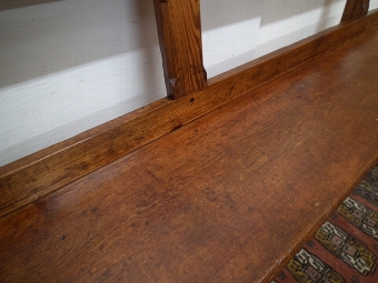 Antique Pair of Pitch Pine Benches