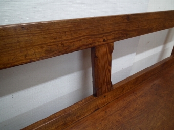 Antique Pair of Pitch Pine Benches