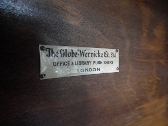 Antique Globe Wernicke Sectional Bookcase
