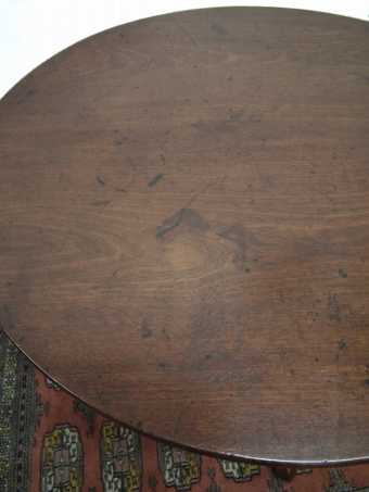 Antique Late George II Irish Mahogany Snap Top Breakfast Table