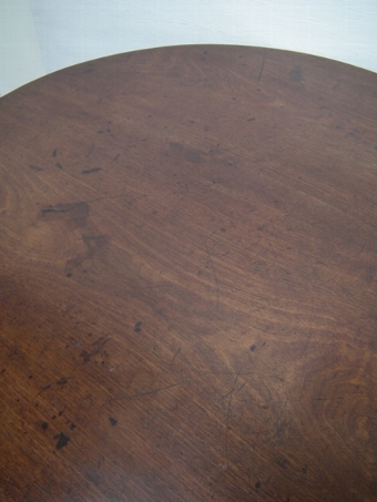 Antique Late George II Irish Mahogany Snap Top Breakfast Table
