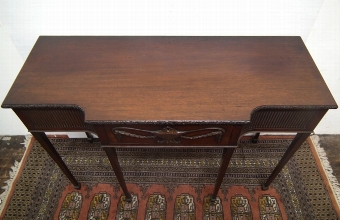 Antique Adams Style Carved Mahogany Side Table
