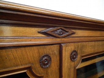 Antique Victorian Walnut Specimen Cabinet