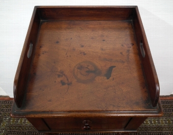 Antique William IV Mahogany Bedside Cupboard