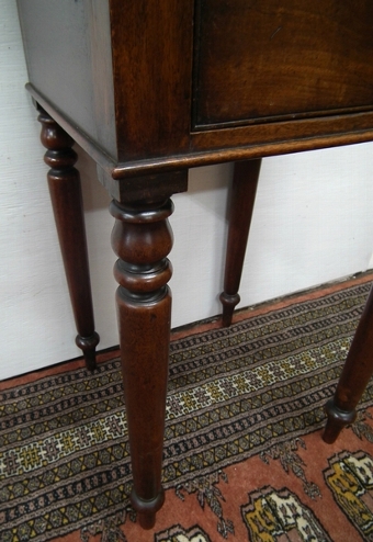 Antique William IV Mahogany Bedside Cupboard