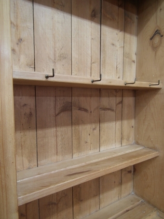 Antique Victorian Stripped Pine Kitchen Dresser