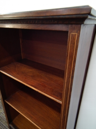 Antique Sheraton Style Rosewood Open Bookcase