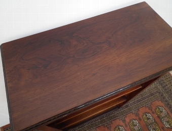 Antique Sheraton Style Rosewood Open Bookcase