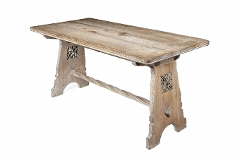 Liberty & Co Tudor Building Limed Oak Table