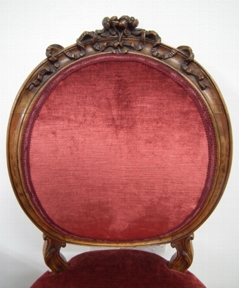 Antique Victorian Walnut Chair