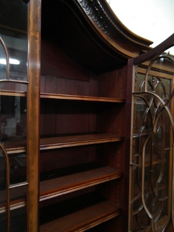 Antique Whytock & Reid Mahogany 4 Door Bookcase