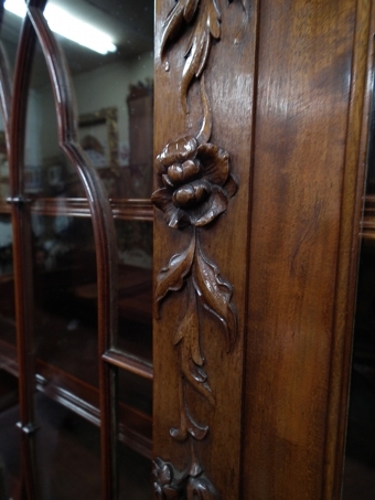 Antique Whytock & Reid Mahogany 4 Door Bookcase