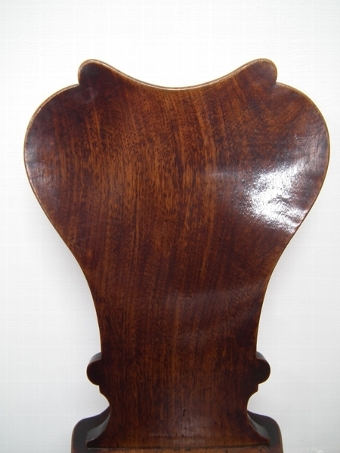 Antique George III Mahogany Hall Chair