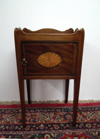 Antique George III Mahogany Bedside Table