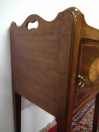 Antique George III Mahogany Bedside Table