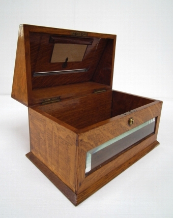 Antique Victorian Oak Country House Letterbox