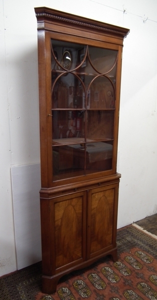 George III Style Corner Cupboard