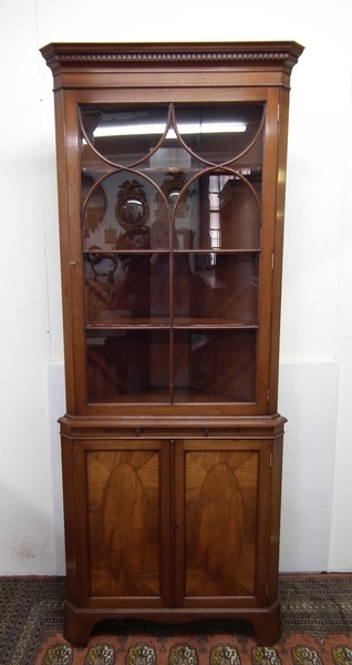 Antique George III Style Corner Cupboard