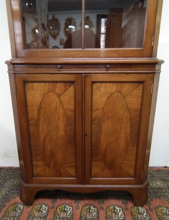 Antique George III Style Corner Cupboard
