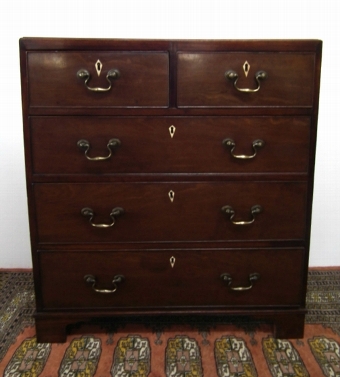 Antique George III Style Mahogany Chest of Drawers