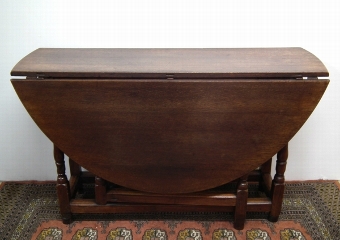 Jacobean Style Oak Gate Leg Table