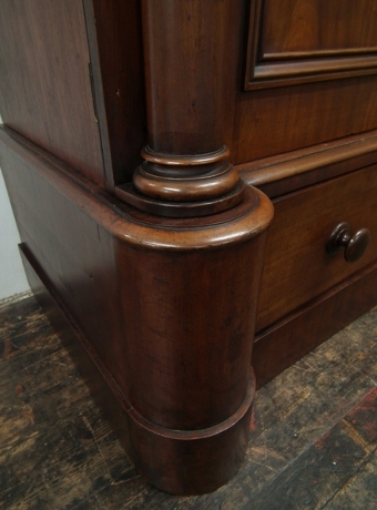 Antique William IV Mahogany 2 Door Wardrobe