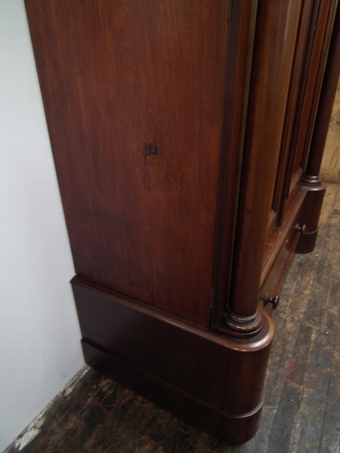 Antique William IV Mahogany 2 Door Wardrobe
